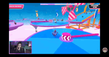 a woman is playing a video game with the words qualified on the bottom