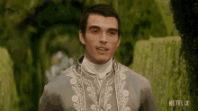 In Awe Young King George GIF - In Awe Young King George Queen Charlotte A Bridgerton Story GIFs