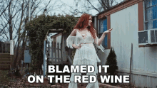 Blame It On The Red Wine Caylee Hammack GIF - Blame It On The Red Wine Caylee Hammack Redhead Song GIFs