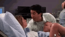 Rachel Giving Birth GIF - Baby Coming Baby Is Coming Labor GIFs