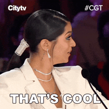 Thats Cool Lilly Singh GIF - Thats Cool Lilly Singh Canadas Got Talent GIFs