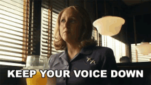 Keep Your Voice Down Them GIF - Keep Your Voice Down Them Keep It Down GIFs