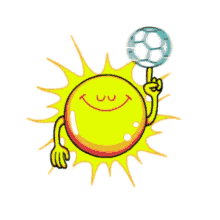 Futebol Sol GIF - Futebol Sol Sol Sorrindo GIFs