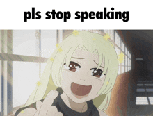 Stop Speaking Please Stop Speaking GIF