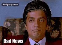 Bad News.Gif GIF - Bad News Raghuvaran Basha Movie GIFs