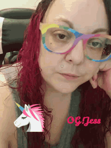 Unicorn Rainbow GIF - Unicorn Rainbow Glasses GIFs