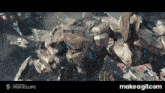 Pacific Rim Uprising Mega Kaiju Destroying Jaeger GIF - Pacific Rim Uprising Mega Kaiju Destroying Jaeger GIFs