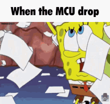 When The Mcu GIF - When The Mcu Spongebob Chaos GIFs