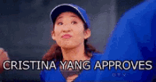 Christina Yang Approves Greys Anatomy GIF - Christina Yang Approves Greys Anatomy GIFs