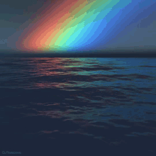 Rainbow Ocean GIF - Rainbow Ocean Waves GIFs