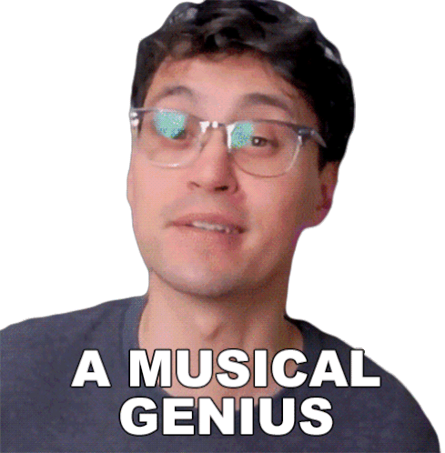 A Musical Genius Hunter Engel Sticker - A Musical Genius Hunter Engel Agufish Stickers