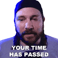 Your Time Has Passed Michael Kupris Sticker - Your Time Has Passed Michael Kupris Become The Knight Stickers