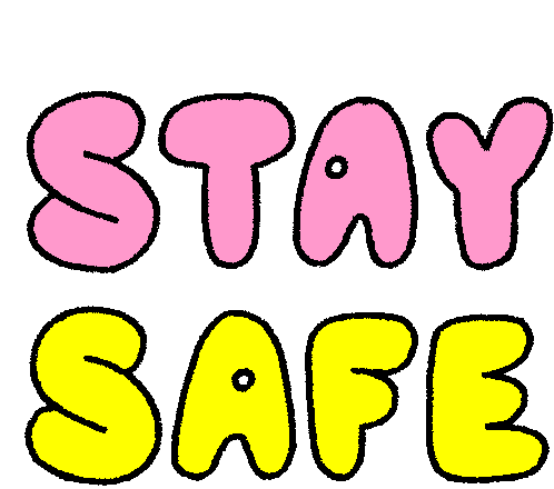 Stay Safe Sticker - Stay Safe Stickers