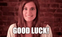 Goodluck GIF - Good Luck Allison Williams GIFs