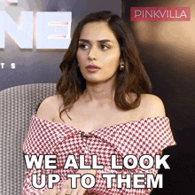 We All Look Up To Them Manushi Chhillar GIF - We All Look Up To Them Manushi Chhillar Pinkvilla GIFs