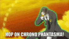 Blazblue Chrono Phantasma GIF - Blazblue Chrono Phantasma Hop On GIFs