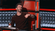 Adam Levine The Voice GIF - Adam Levine The Voice Excited GIFs