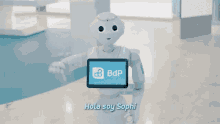 Robot Sophia Banco Pacifico GIF