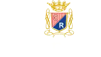 a coat of arms with a crown and the letter r