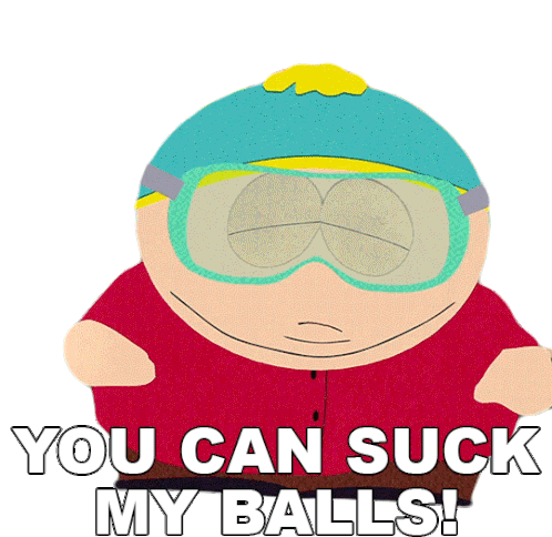 You Can Suck My Balls Cartman Sticker - You Can Suck My Balls Cartman South Park Stickers