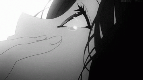 how to draw a sad anime girl crying