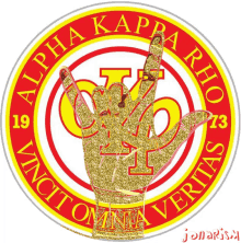 Akp Seal Alpha Kappa Rho GIF - Akp Seal Alpha Kappa Rho Rock Sign GIFs