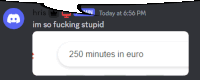 250 Minutes In Euro Sticker - 250 Minutes In Euro Stickers
