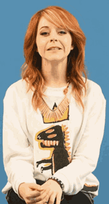 Embarrassed Lindsey Stirling GIF - Embarrassed Lindsey Stirling Look Around GIFs