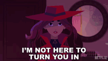 Im Not Here To Turn You In Carmen Sandiego GIF - Im Not Here To Turn You In Carmen Sandiego Gina Rodriguez GIFs