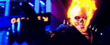 Ghost Rider Flames GIF - Ghost Rider Flames Point GIFs