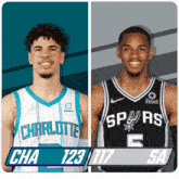 Charlotte Hornets (123) Vs. San Antonio Spurs (117) Post Game GIF - Nba Basketball Nba 2021 GIFs