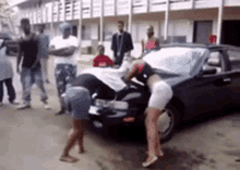 Beat Up Black Girl Fight GIF - Beat Up Black Girl Fight Punching Face GIFs