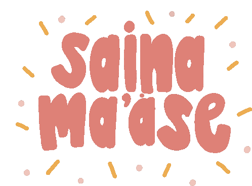 Saina Maase Si Yuos Maase Sticker - Saina Maase Si Yuos Maase Guam Stickers