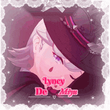 a picture of a person with the name tyney de miyu written on it