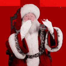 Bendiciones Santa Claus GIF - Bendiciones Santa Claus Blow Kiss GIFs