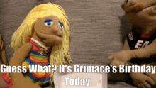 Sml Brooklyn Guy GIF - Sml Brooklyn Guy Guess What Its Grimaces Birthday Today GIFs