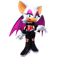 Rouge The Bat Sonic Heroes Sticker - Rouge The Bat Sonic Heroes Sonic The Hedgehog Stickers