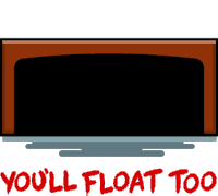 Youll Float Too Boat Sticker - Youll Float Too Boat Float Stickers