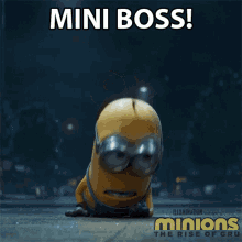 Mini Boss Kevin GIF - Mini Boss Kevin Minions The Rise Of Gru GIFs