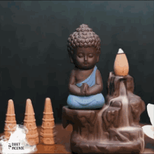Little Monk Incense GIF - Little Monk Incense Quiet Incense GIFs
