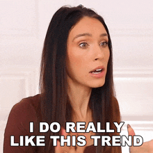 I Do Really Like This Trend Shea Whitney GIF - I Do Really Like This Trend Shea Whitney I'M Really Into This Trend GIFs