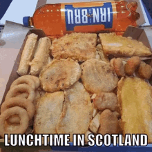 lunch time its scotland irnbru