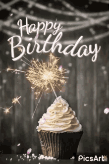 Happy Birthday Happy Birthday With Cake GIF - Happy Birthday Happy Birthday With Cake Wish My Friend GIFs
