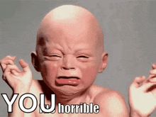 Baby Horrible GIF - Baby Horrible Scary GIFs
