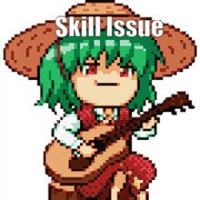 yuuka yuuka kazami skill issue touhou guitar