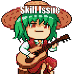 Yuuka Yuuka Kazami Sticker - Yuuka Yuuka Kazami Skill Issue Stickers