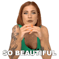 So Beautiful Candice Hutchings Sticker - So Beautiful Candice Hutchings Edgy Veg Stickers