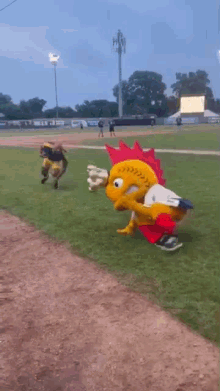 Mascot Knocked Out GIF - Mascot Knocked Out Spear GIFs