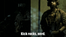 Kick Rocks Nerd Seal Team GIF - Kick Rocks Nerd Seal Team Saw GIFs