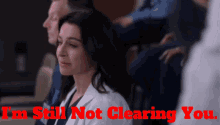 Greys Anatomy Amelia Shepherd GIF - Greys Anatomy Amelia Shepherd Im Still Not Clearing You GIFs